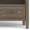 Lev - Low TV Stand - Smoky Brown - Image 4