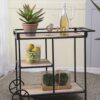 Shelf With Wheel - Black / Brown - Image 10