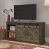Farmhouse - TV Stand Console For TVs Up To 80" - Barnwood - Image 8