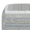 Naya - Cube Pouf - Blue Melange - Image 3