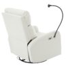 31.5" 270 Power Swivel Rocker Recliner Chair, Electric Glider Reclining Sofa With USB Ports, Power Swivel Glider, Rocking Chair Nursery Recliners For Living Room Bedroom - Light Gray - Image 18