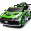 12V4A 20W*2 One Button Start, Forward And Backward, High And Low Speed, Music, Front Light, Power Display, Two Doors Can Open, 2.4G R / C, Seat Belt Four Wheel Absorber Kids Ride On Car - Green - Image 3