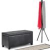 Dover - Storage Ottoman Bench - Distressed Black - Image 8