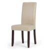 Acadian - Parson Dining Chair (Set of 2) - Satin Cream - Image 3