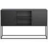 Modern Sideboard Buffet With Plenty Of Storage Space, Anti-Tilt Mechanism, Elegant Handles, Silent Magnetic Closure And Eco-Friendly Finish For Kitchen, Dining Room And Living Room - Black - Image 13
