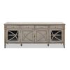 Dauphin - TV Stand Storage Display Console Table - Gray Cashmere - Image 15