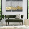 Jared - Roll Arm Tufted Bench Settee - Olive Green - Image 11