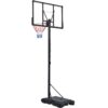 Portable Basketball Hoop Basketball System 4.76-10Ft Height Adjustable For Youth Adults LED Basketball Hoop Lights, Colorful Lights, Waterproof, Super Bright To Play At Night Outdoors, Good Gift For Kid - Black - Image 17