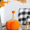 Pumpkin Ornament For Holiday Harvest Festival Fall Festival & Thanksgiving (Set of 6) - Orange - Image 2