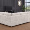 Nadine - Beige Corduroy Corner Sectional Sofa With Left Facing Chaise - Image 9