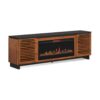 Graceland - Fireplace TV Stand Console For TVs Up To 100" - Black, Bourbon - Image 2