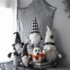 Gnome Decor, For Halloween Decor - Black / White - Image 11