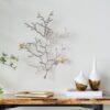 Metal Branch Wall Sculptures With Bird Accents (Set of 2) - Silver Multi - Image 6