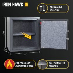 Midsize Office Safe - Gray