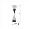 Triangular Shape Hourglass, 120 Minutes, Sand - Black - Image 10