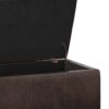 Castleford - Storage Ottoman - Distressed Brown - Image 4