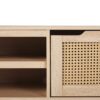Modern Door Low TV Stand For TVs Up To 80" - Coastal Oak - Image 3