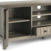 Acadian - TV Media Stand - Distressed Gray - Image 5