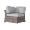 Outdoor Wicker Patio Sofa Quick Setup Pre Assembled Patio Furniture - Gray Mix - Image 6