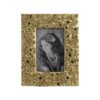 Vintage Photo Frame With Flower Design - Gold / Black - Image 2
