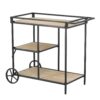 Shelf With Wheel - Black / Brown - Image 4
