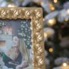 Vintage Photo Frame & Flower Design - Gold - Image 7