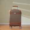 Hardshell Luggage Sets 3 Piece Carry - On Suitcase Double Spinner Wheels With Tsa Lock - Coppery - Image 9