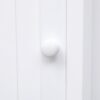 Bathroom Cabinet Triangle Corner Storage Cabinet With Adjustable Shelf Modern Style - White - Image 26