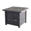 Aluminum Square Firepit Table - Bronze - Image 2