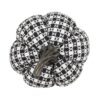 Plaid Pumpkin Decor, For Holiday Halloween Decoration (Set of 2) - Black / White - Image 4