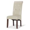Cosmopolitan - Deluxe Tufted Parson Chair (Set of 2) - Satin Cream - Image 3