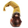 Gnomes Decorations, For Fall Thanksgiving Table Decorations (Set of 2) - Brown / Yellow - Image 2
