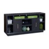 Sunset - TV Stand Console For TVs Up To 80" - Black - Image 2