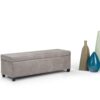 Avalon - Storage Ottoman Bench - Distressed Gray Taupe - Image 9