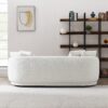 Dylan - Modern French Boucle Sofa - White - Image 7