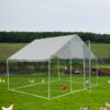 Xpt033 Outdoor Chicken Coop Metal Big Space - Silver Gray - Image 2