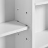 Bathroom Medicine Cabinet With Mirror, Wall Mounted Mirror Cabinet & Storage Organizer, Over The Toilet Storage White Storage Cabinet For Bathroom - White - Image 15