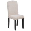 6 Piece Dining Table Modern Style With 4 Chairs & 1 Bench, Table With Marbled Veneers Tabletop And V-Shaped Table Legs - White - Image 13
