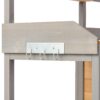 Outdoor Potting - Bench, Workstation Table With Cabinet For Backyard Garden Supplies - Brown / Gray - Image 19