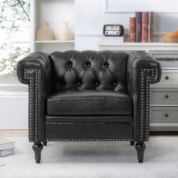 1 Seater Sofa - Black
