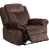 Jimny - Domino Power Recliner - Coffee - Image 3