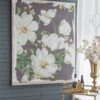 Large Botanical Wall Art Prints, Home Decor For Living Room Dining Room Bedroom Hallway - White / Gray - Image 4