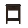 Flora - End Table With Drawer - Dark Brown - Image 2