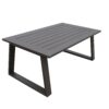 Colorado - Outdoor Patio Furniture - Brown Cast Aluminum Modern Rectangular Coffee Table - Brown - Image 3