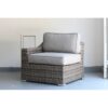 Chic Wide Outdoor Loveseat With Cushions Ideal For Stylish Outdoor Relaxation - Gray Mix - Image 3