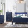Charlston - Nightstand With LED - Blue - Image 5