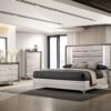 Star - King Bed With LED - White - Image 6