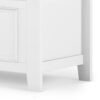 Amherst - Small Entryway Storage Bench - White - Image 5
