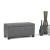 Dover - Storage Ottoman Bench - Stone Gray - Image 10