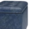 Cosmopolitan - Storage Ottoman - Denim Blue - Image 6
